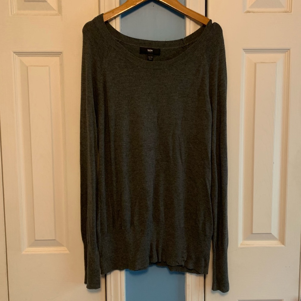 Mossimo Gray Lightweight Sweater
